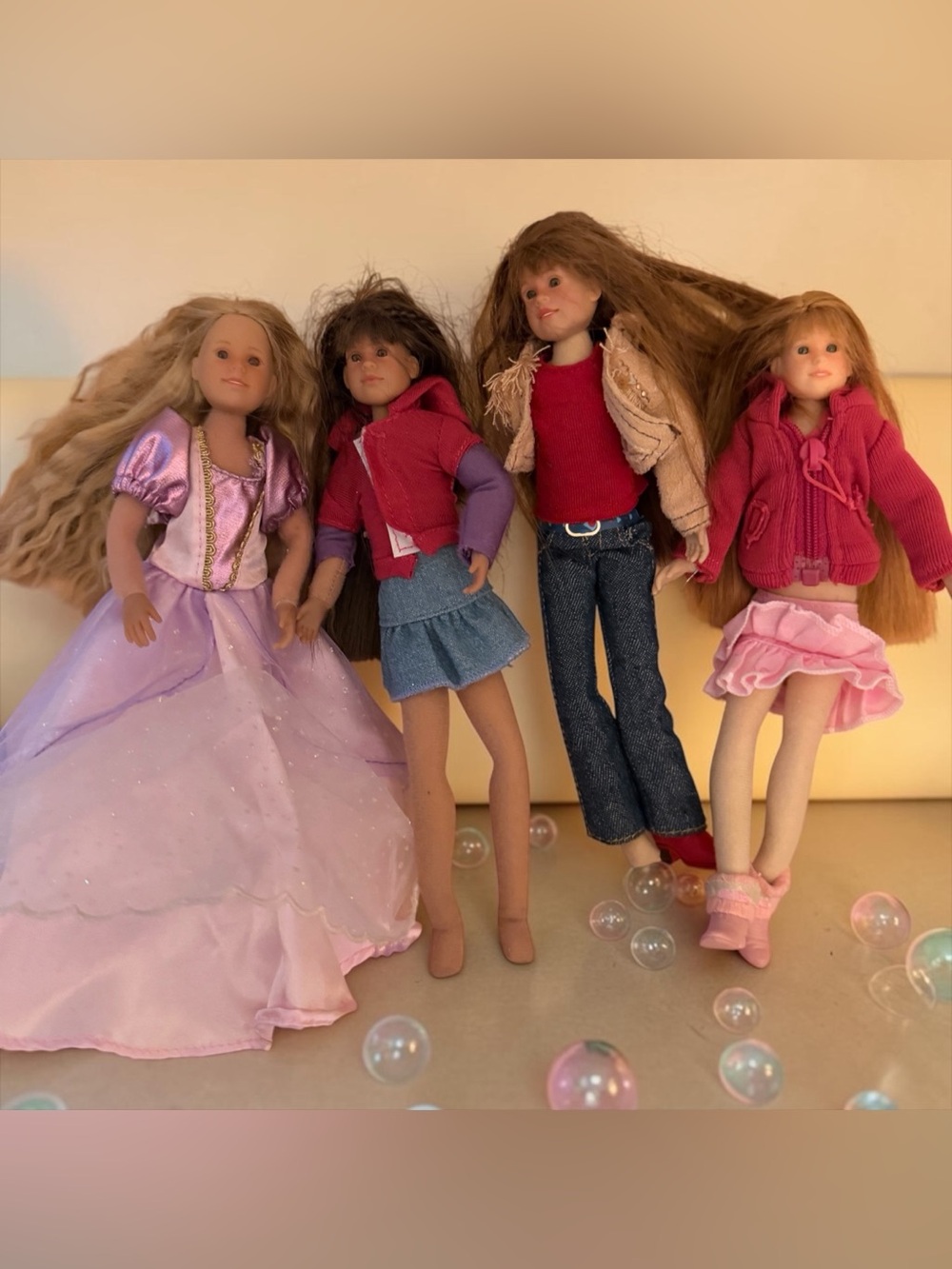 VINTAGE Only Hearts Y2K Collectibles Dolls FOUR Set